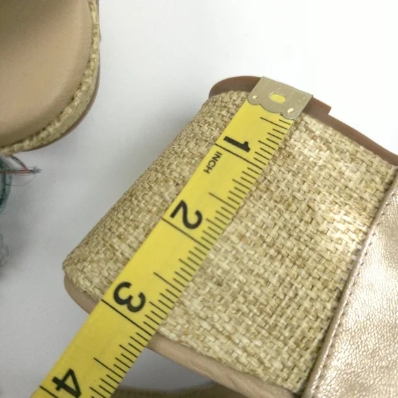 Antelope Metallic Gold Wedge Sandals - Women's 38 - Picture 7 of 12